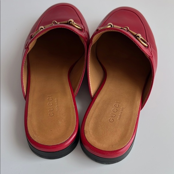 Gucci Princetown Red Leather slipper size 37 - Picture 6 of 8